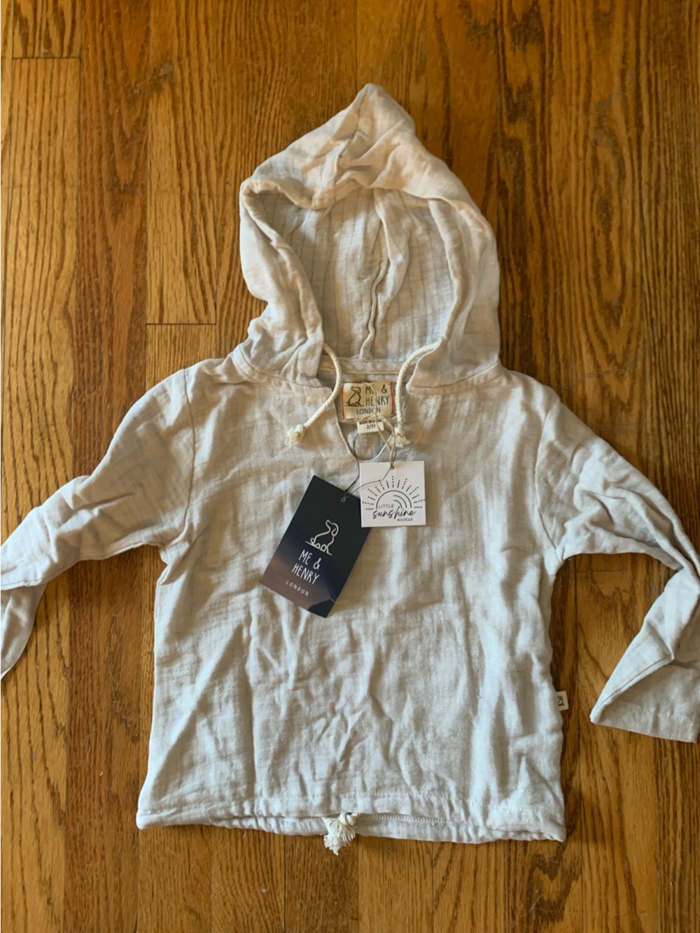 Me & Henry St.Ives Gauze Hooded Shirt - Toddler boys 2/3